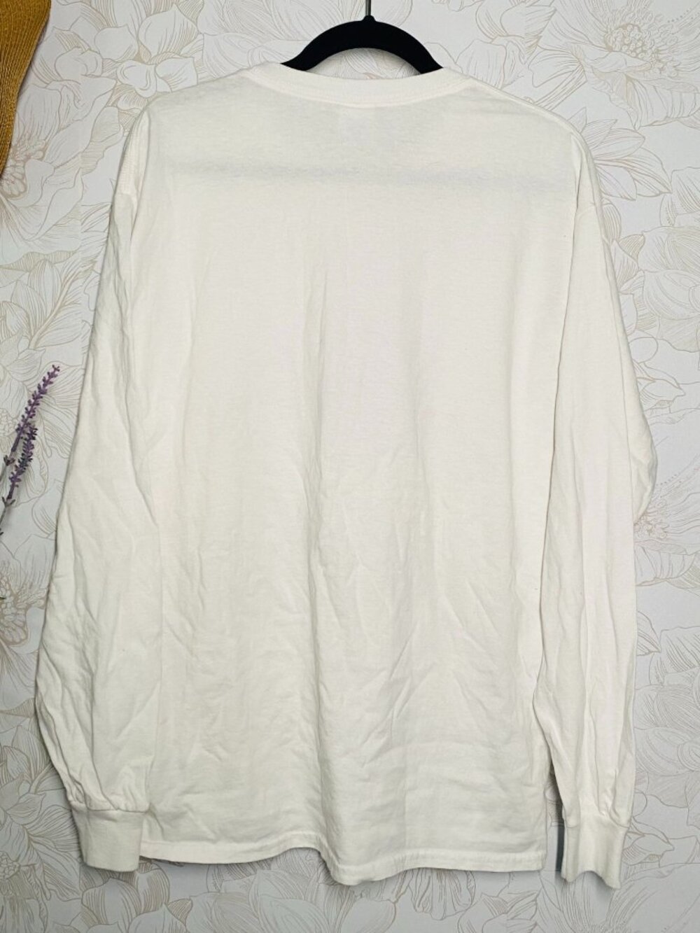 Cape May NJ Gildan Large Ultra Cotton Long Sleeve Shirt Funny Fish Graphic White - Picture 7 of 7